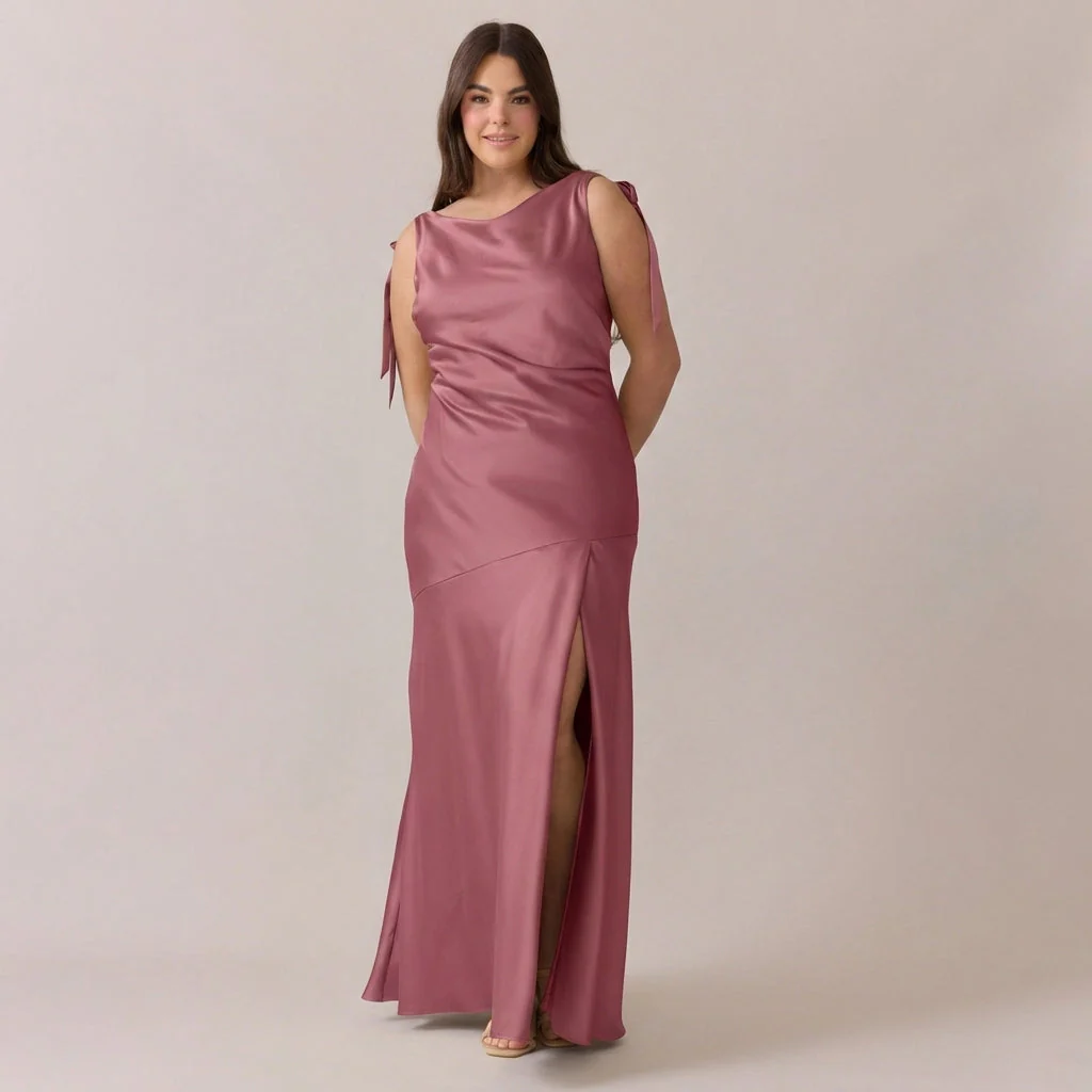 Aaliyah Satin Dress | Made To Order - Image 175
