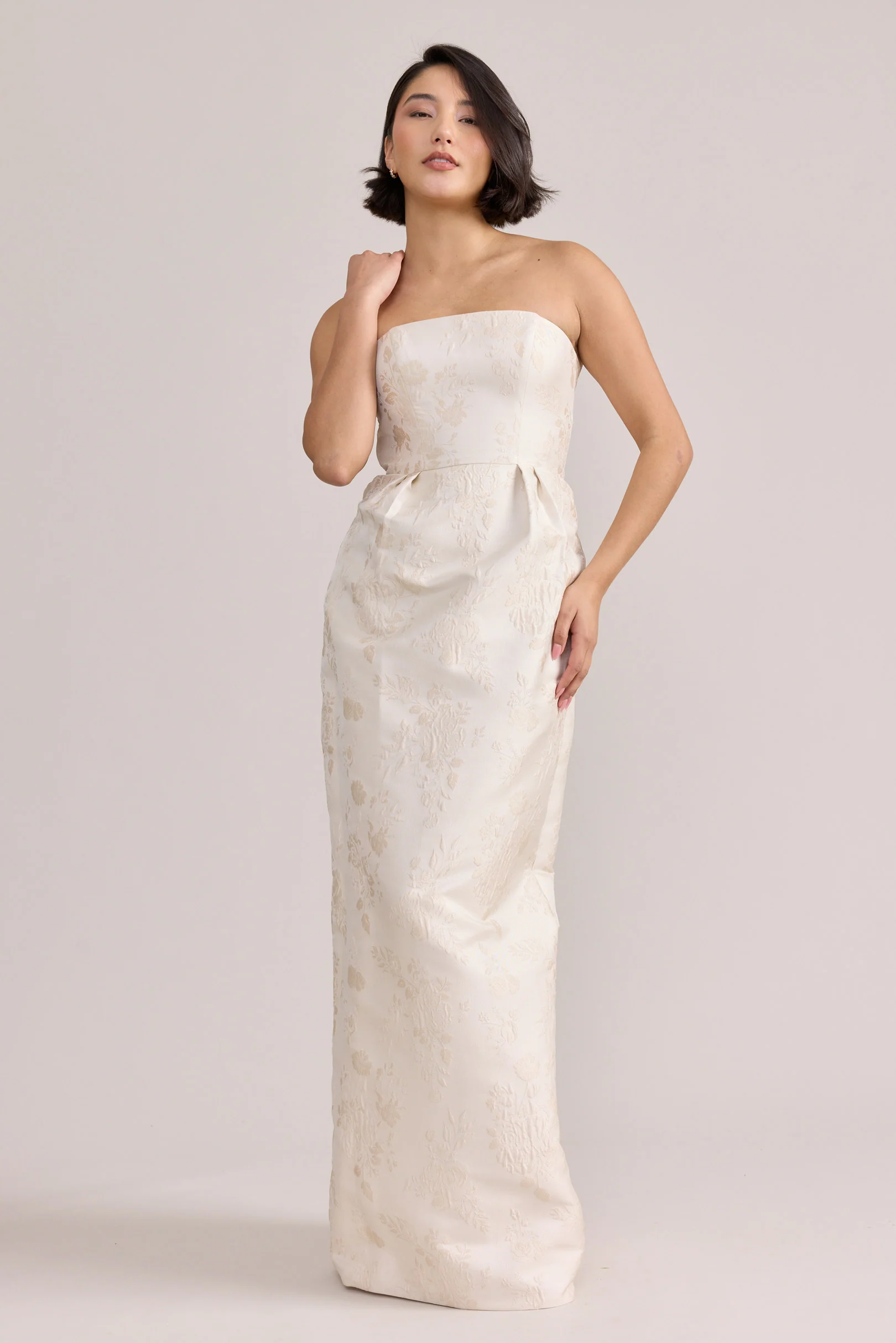 Adrienne Jacquard Dress | Made To Order - Image 15