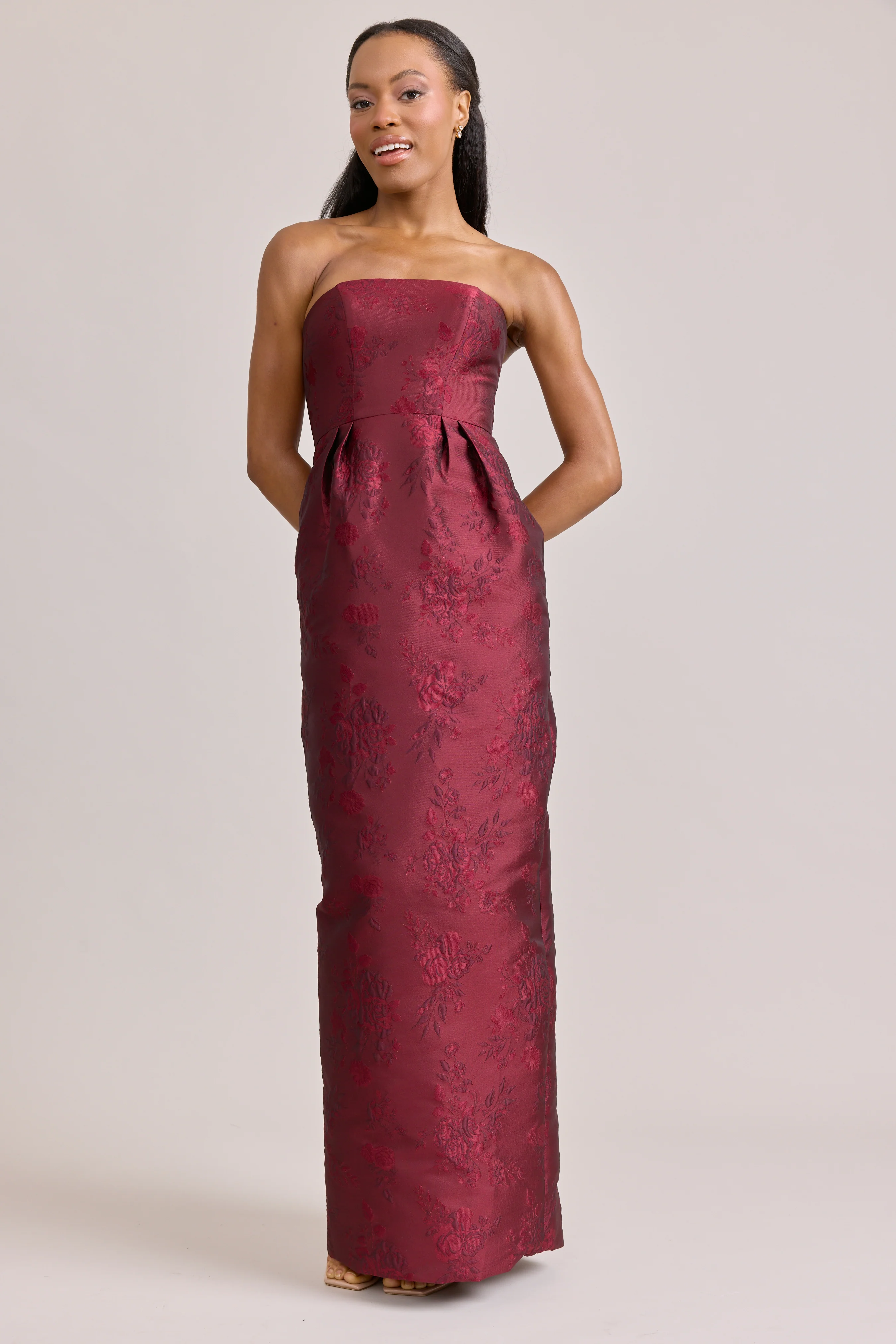 Adrienne Jacquard Dress | Made To Order - Image 23