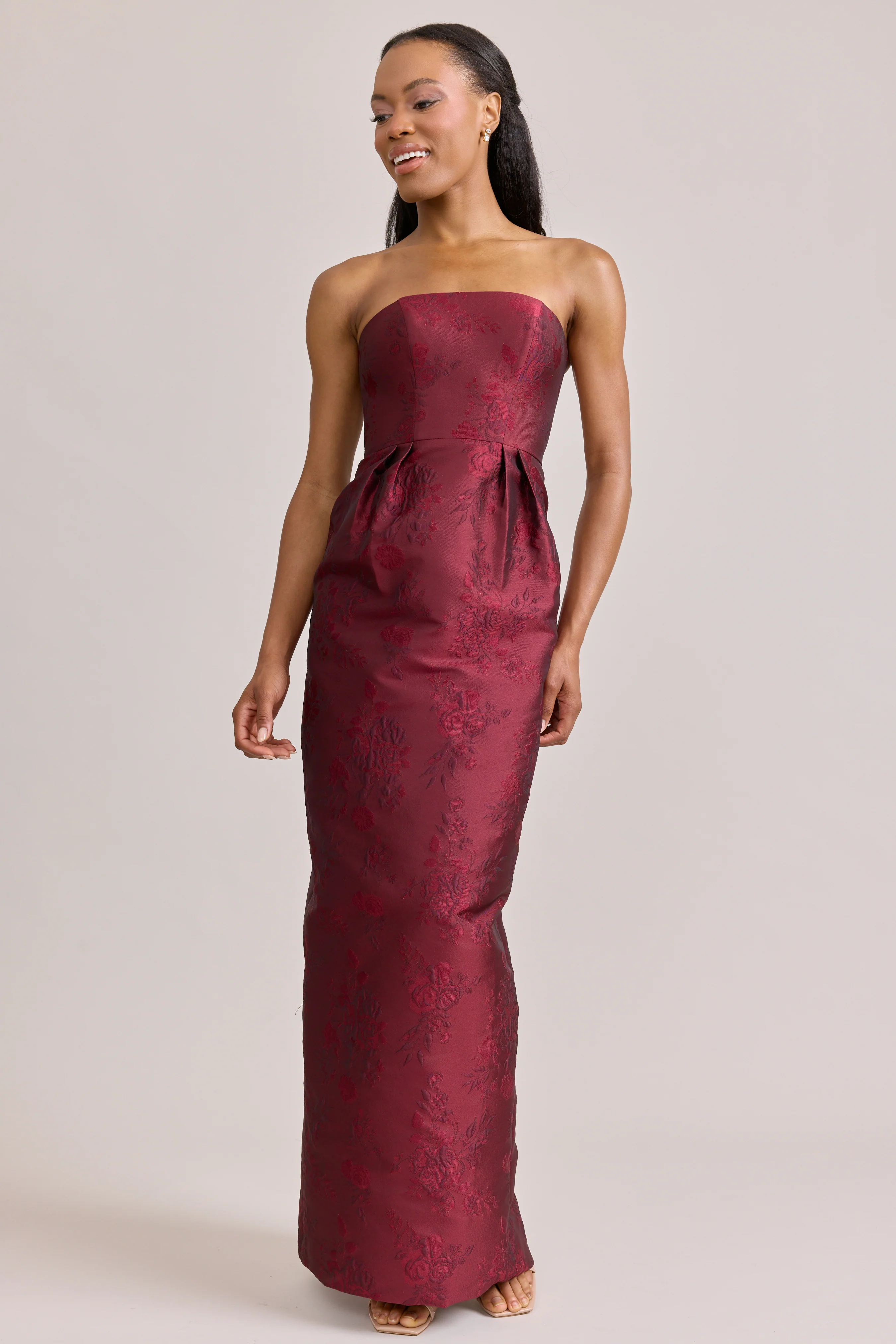 Adrienne Jacquard Dress | Made To Order - Image 24