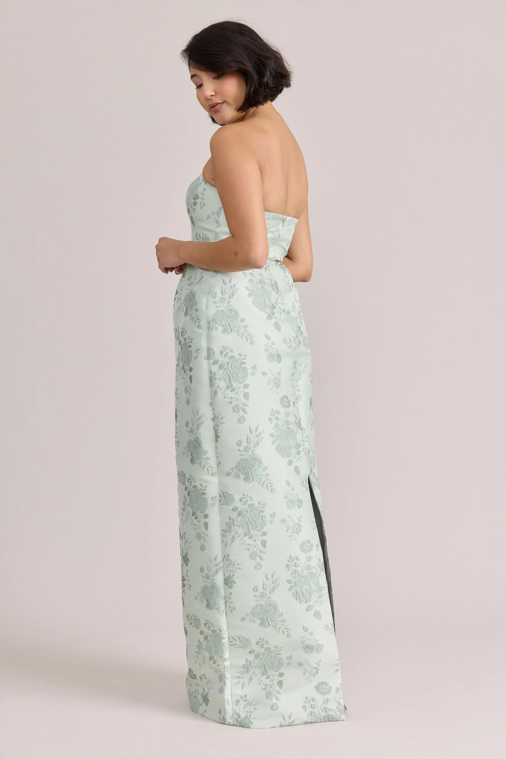 Adrienne Jacquard Dress | Made To Order - Image 8