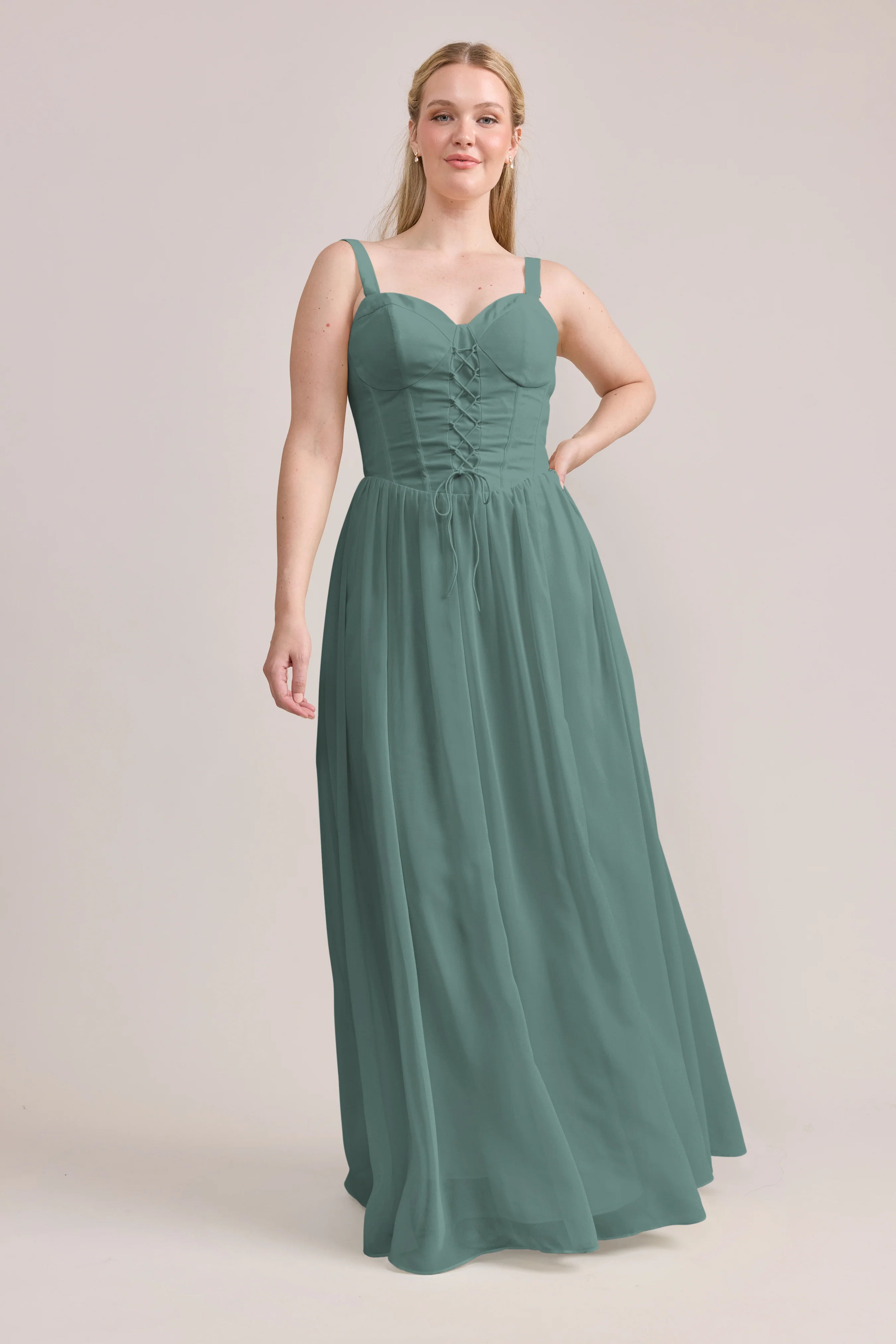Alena Chiffon Dress | Made To Order - Image 103
