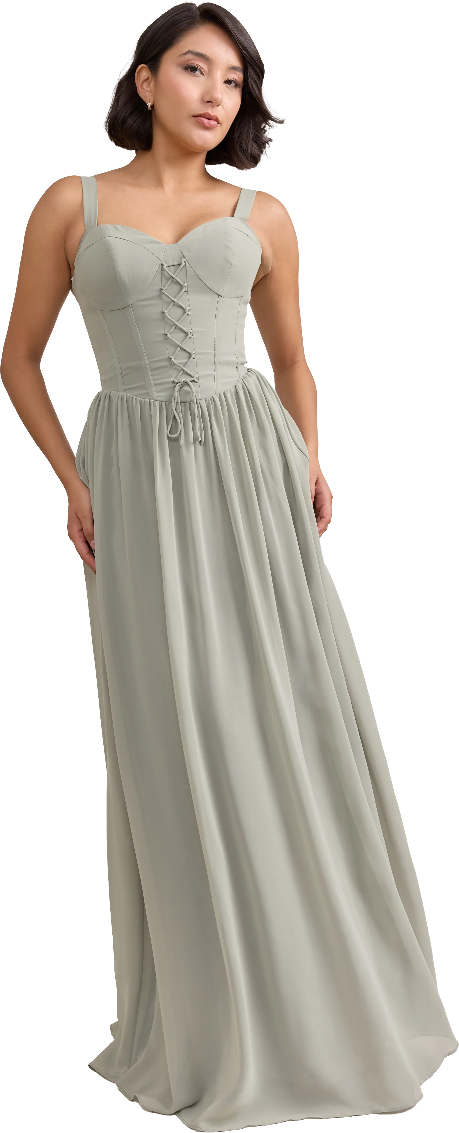Alena Chiffon Dress | Made To Order - Image 181