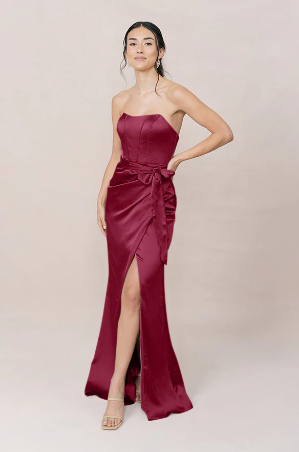 Amara Satin Dress | Made To Order - Image 10