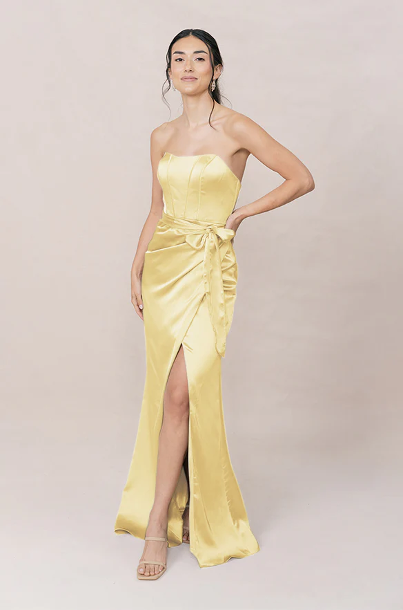 Amara Satin Dress | Made To Order - Image 102