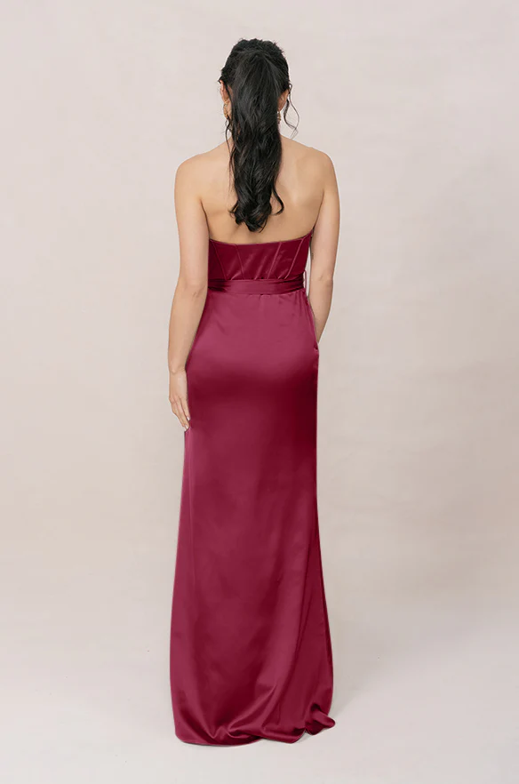 Amara Satin Dress | Made To Order - Image 11