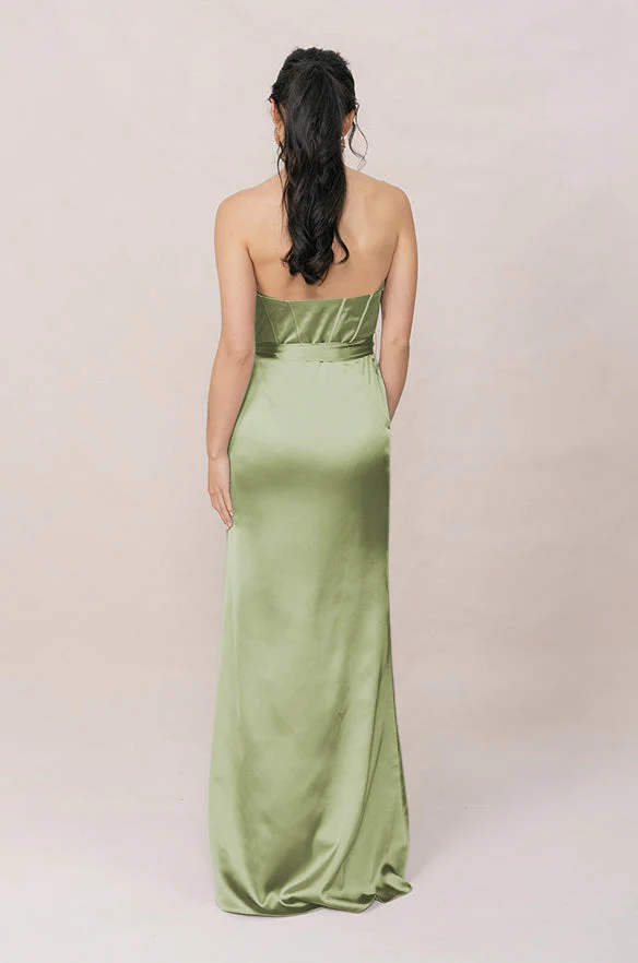 Amara Satin Dress | Made To Order - Image 158