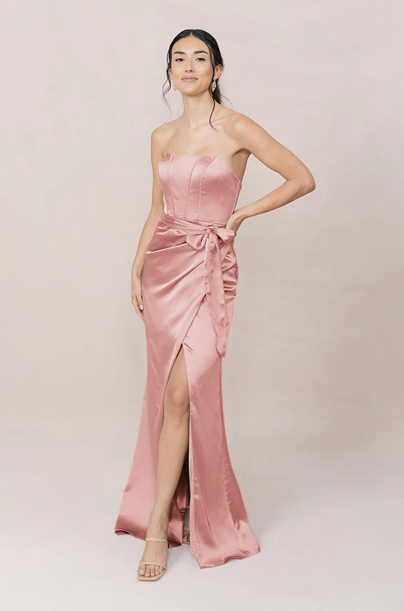 Amara Satin Dress | Made To Order - Image 16