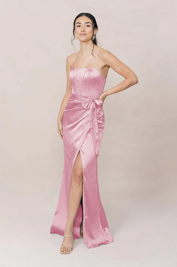 Amara Satin Dress | Made To Order - Image 161