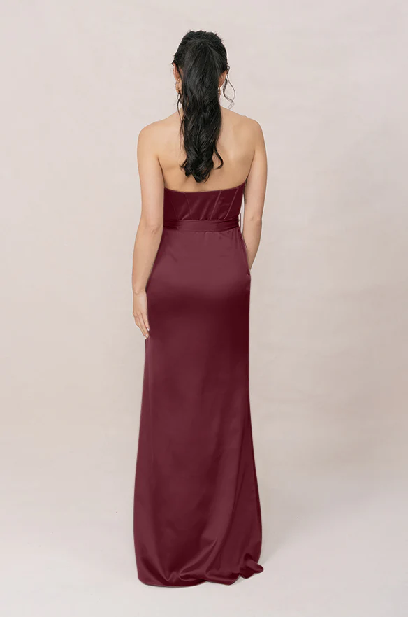 Amara Satin Dress | Made To Order - Image 19