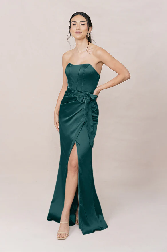 Amara Satin Dress | Made To Order - Image 22