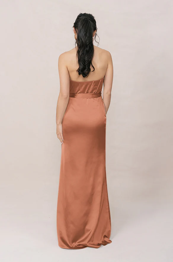 Amara Satin Dress | Made To Order - Image 25