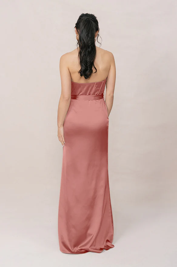 Amara Satin Dress | Made To Order - Image 29