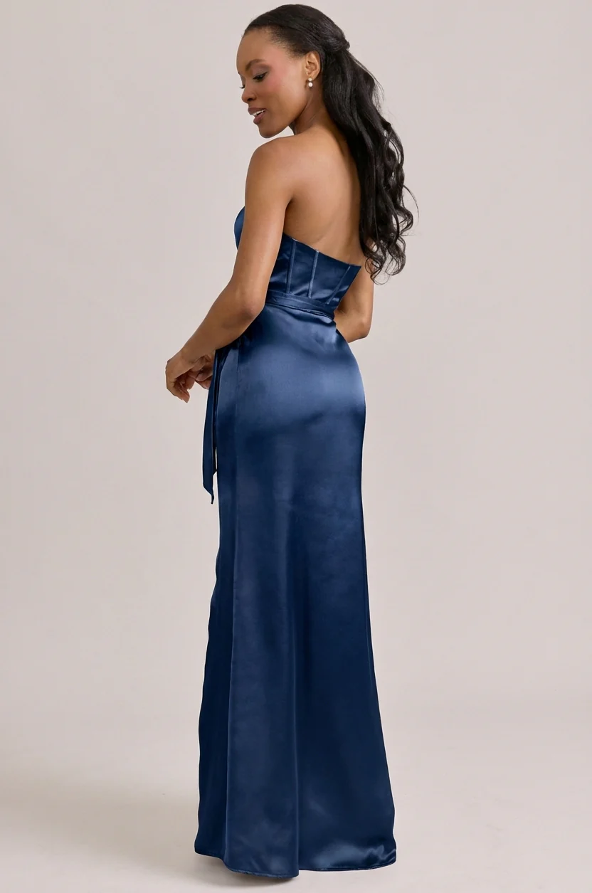 Amara Satin Dress | Made To Order - Image 3