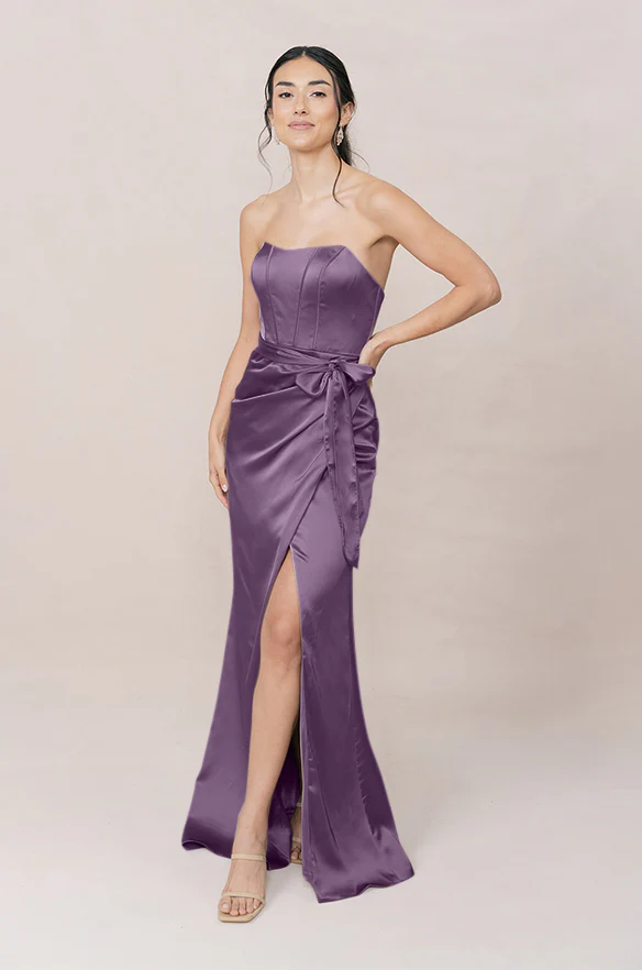 Amara Satin Dress | Made To Order - Image 30