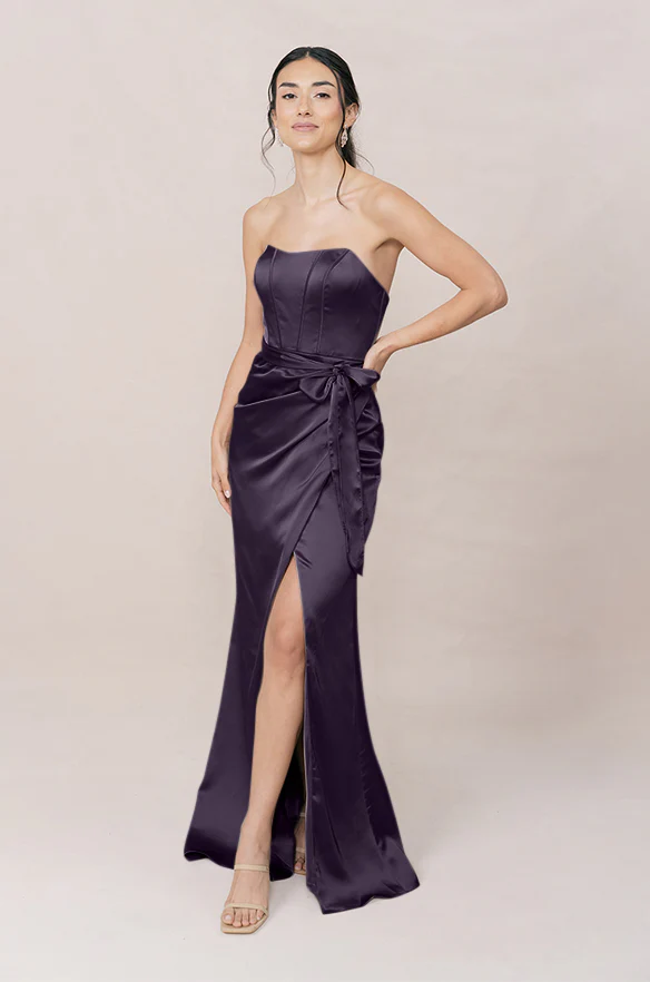Amara Satin Dress | Made To Order - Image 32