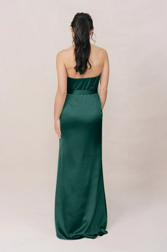 Amara Satin Dress | Made To Order - Image 35
