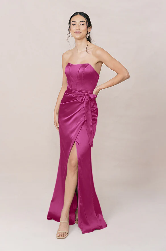 Amara Satin Dress | Made To Order - Image 40