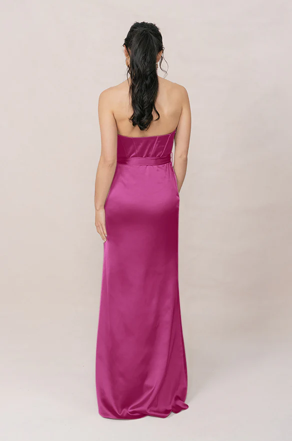 Amara Satin Dress | Made To Order - Image 41