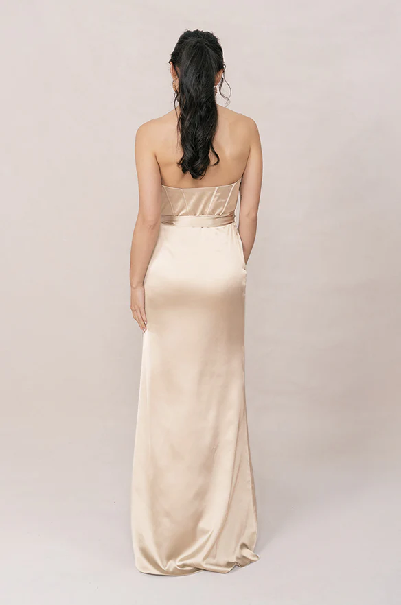 Amara Satin Dress | Made To Order - Image 43