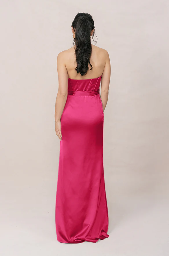 Amara Satin Dress | Made To Order - Image 49
