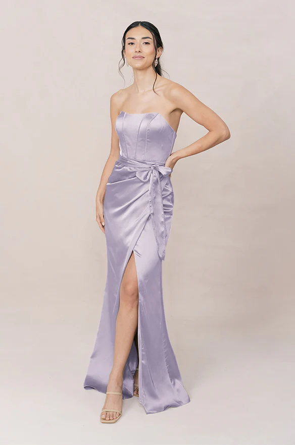 Amara Satin Dress | Made To Order - Image 54