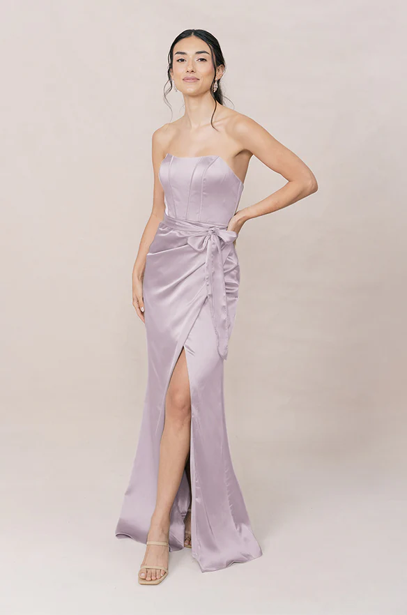 Amara Satin Dress | Made To Order - Image 56