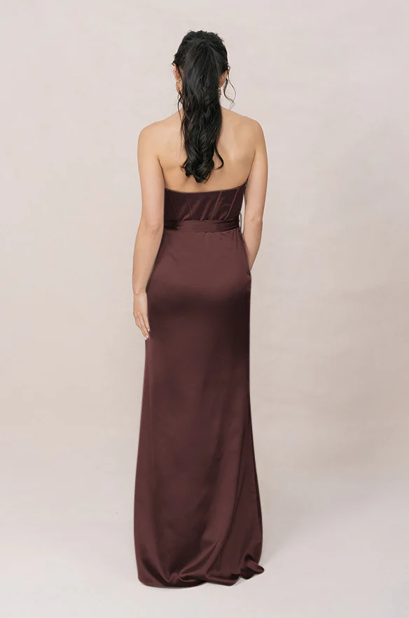 Amara Satin Dress | Made To Order - Image 59
