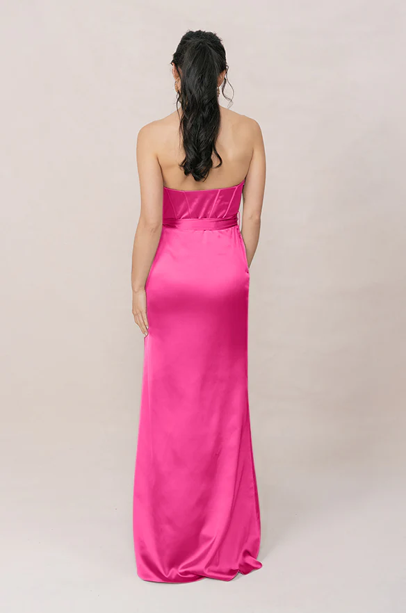 Amara Satin Dress | Made To Order - Image 61