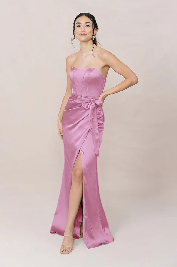 Amara Satin Dress | Made To Order - Image 62