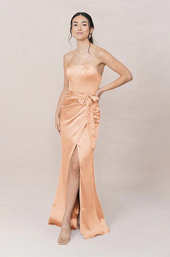Amara Satin Dress | Made To Order - Image 70