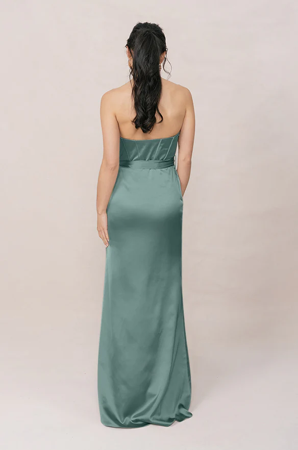 Amara Satin Dress | Made To Order - Image 81