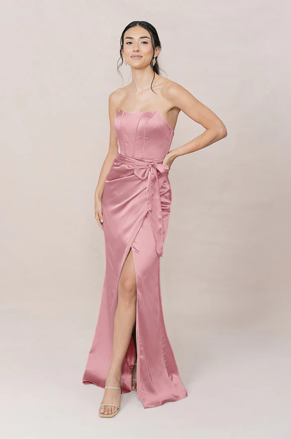 Amara Satin Dress | Made To Order - Image 82
