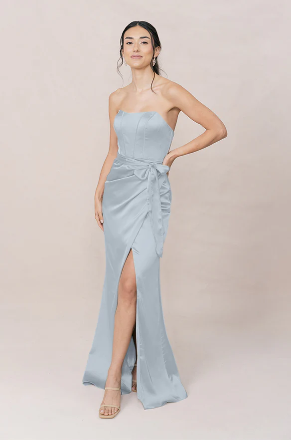 Amara Satin Dress | Made To Order - Image 90