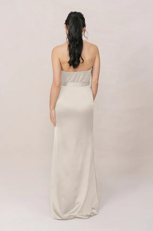 Amara Satin Dress | Made To Order - Image 93