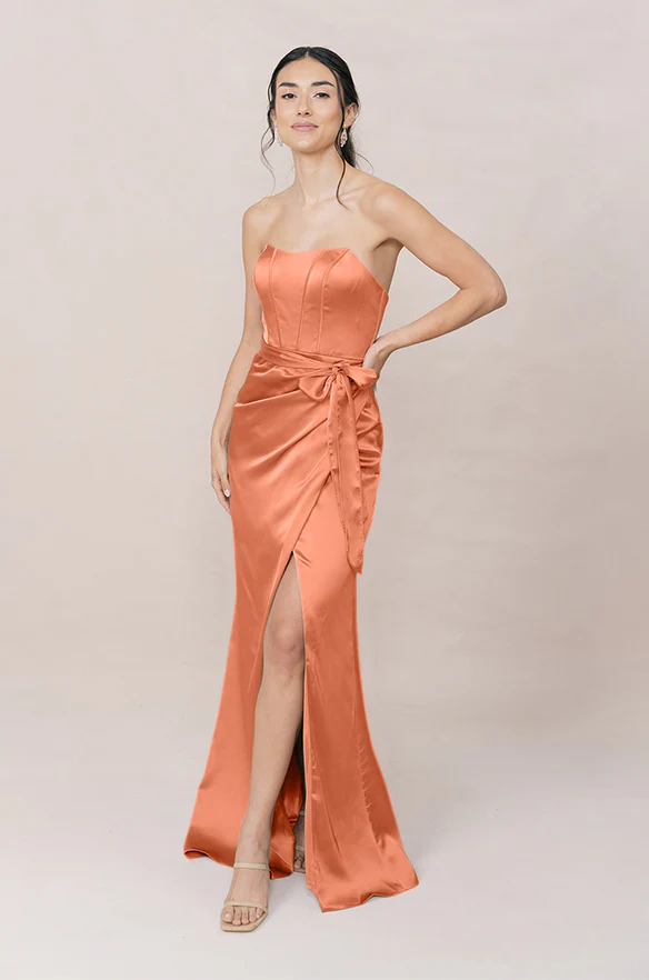 Amara Satin Dress | Made To Order - Image 94