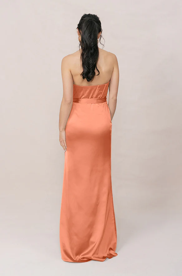 Amara Satin Dress | Made To Order - Image 95