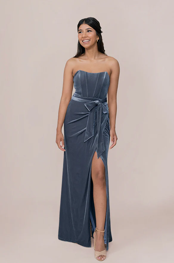 Amara Velvet Dress | Made To Order - Image 16