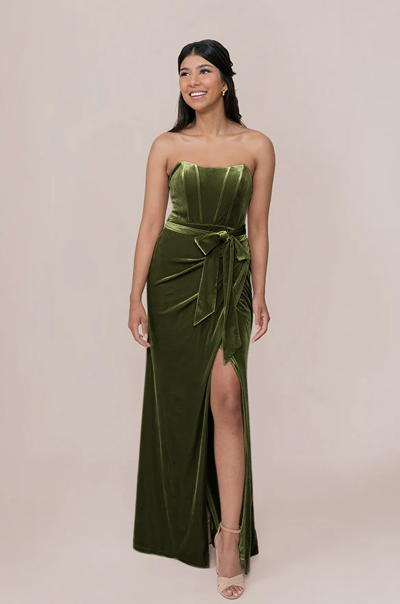 Amara Velvet Dress | Made To Order - Image 19