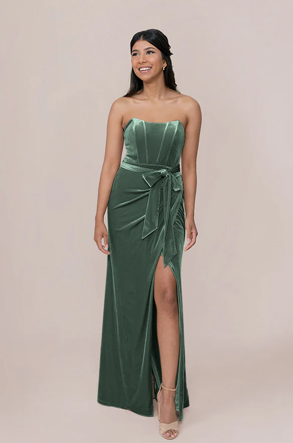 Amara Velvet Dress | Made To Order - Image 22