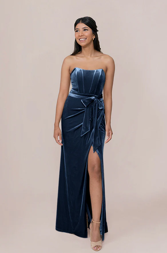 Amara Velvet Dress | Made To Order - Image 23