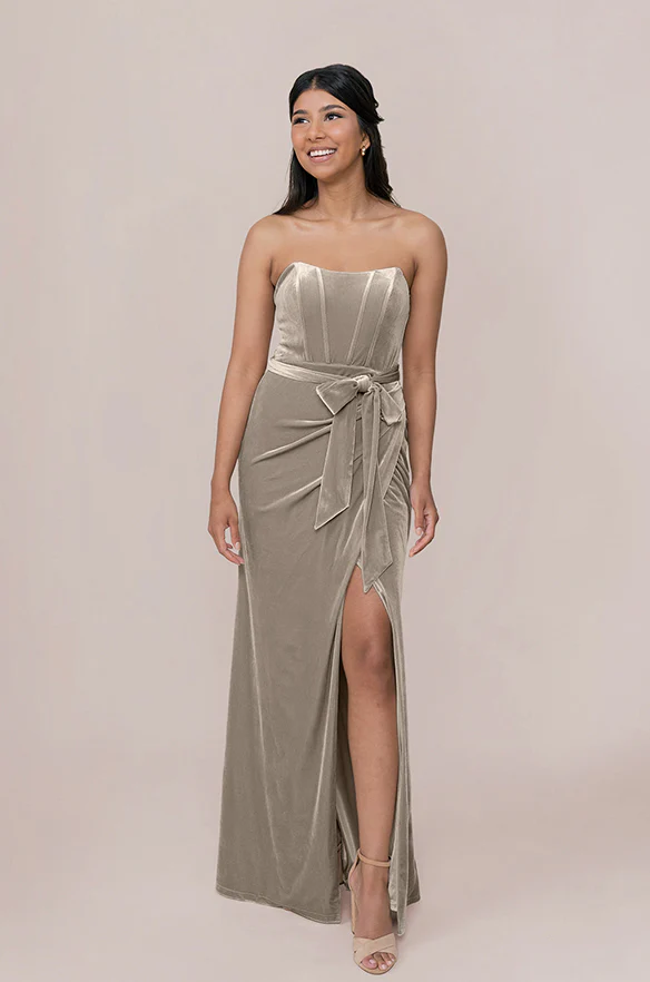 Amara Velvet Dress | Made To Order - Image 25