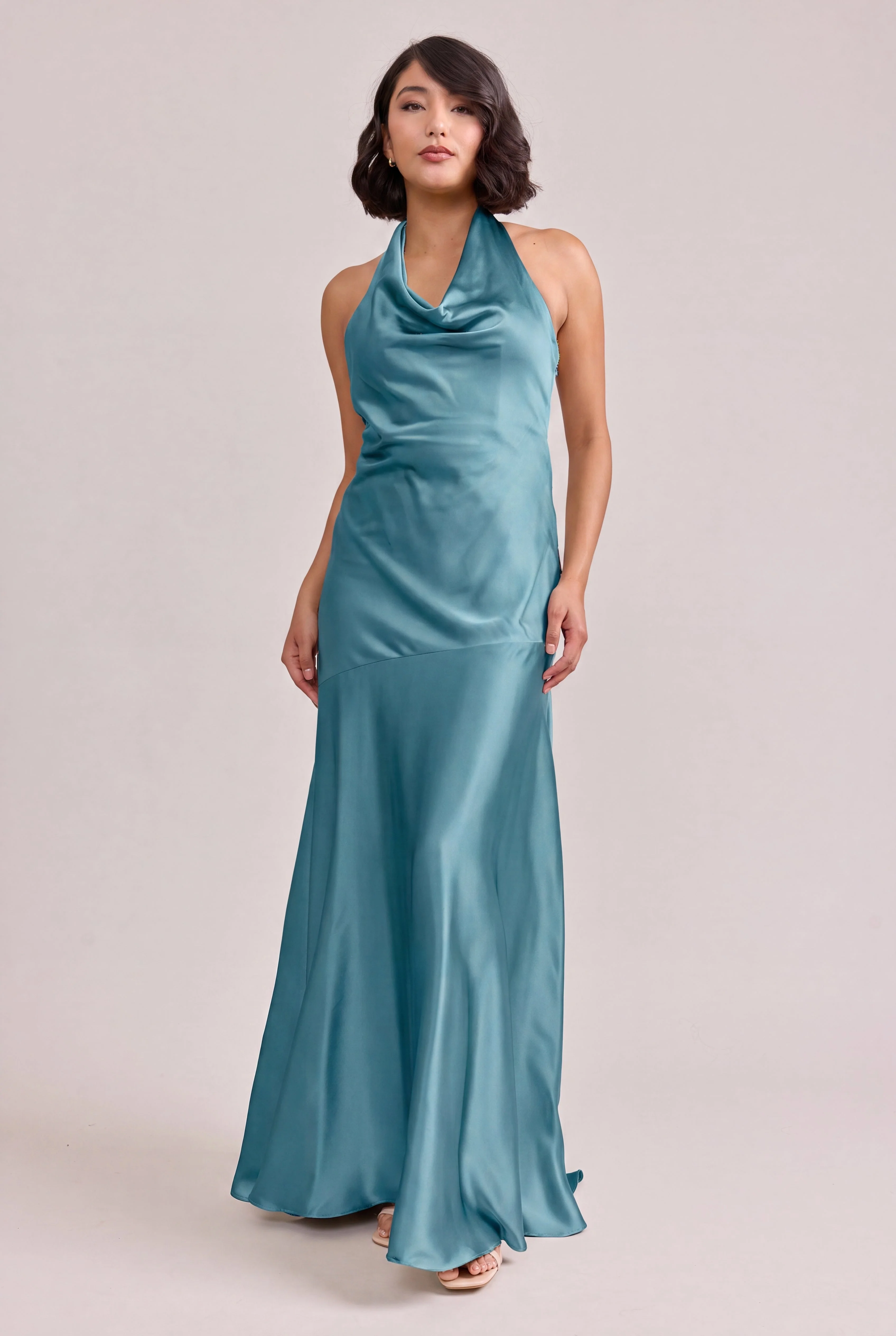 Amaya Satin Dress | Made To Order - Image 221