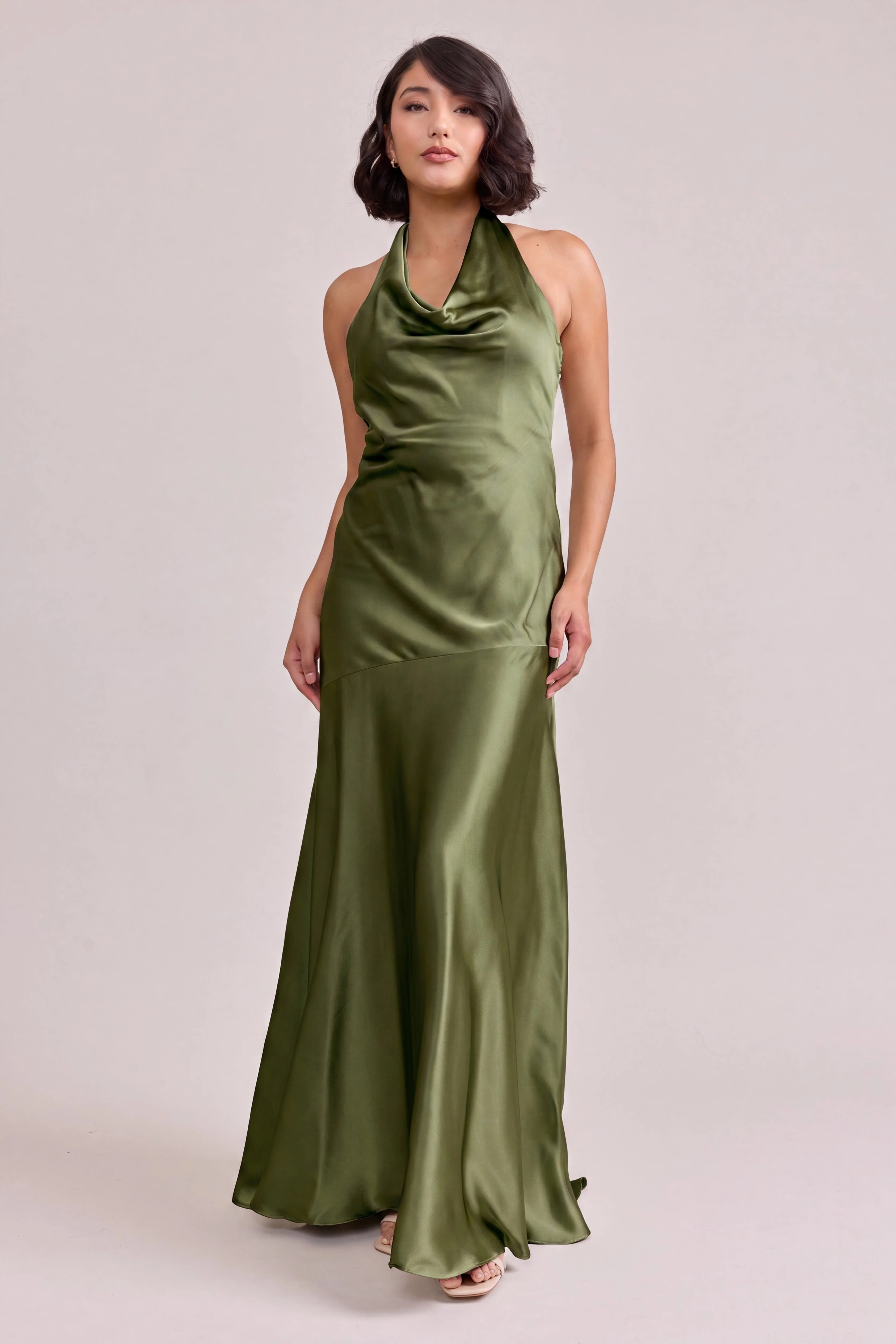 Amaya Satin Dress | Made To Order - Image 224