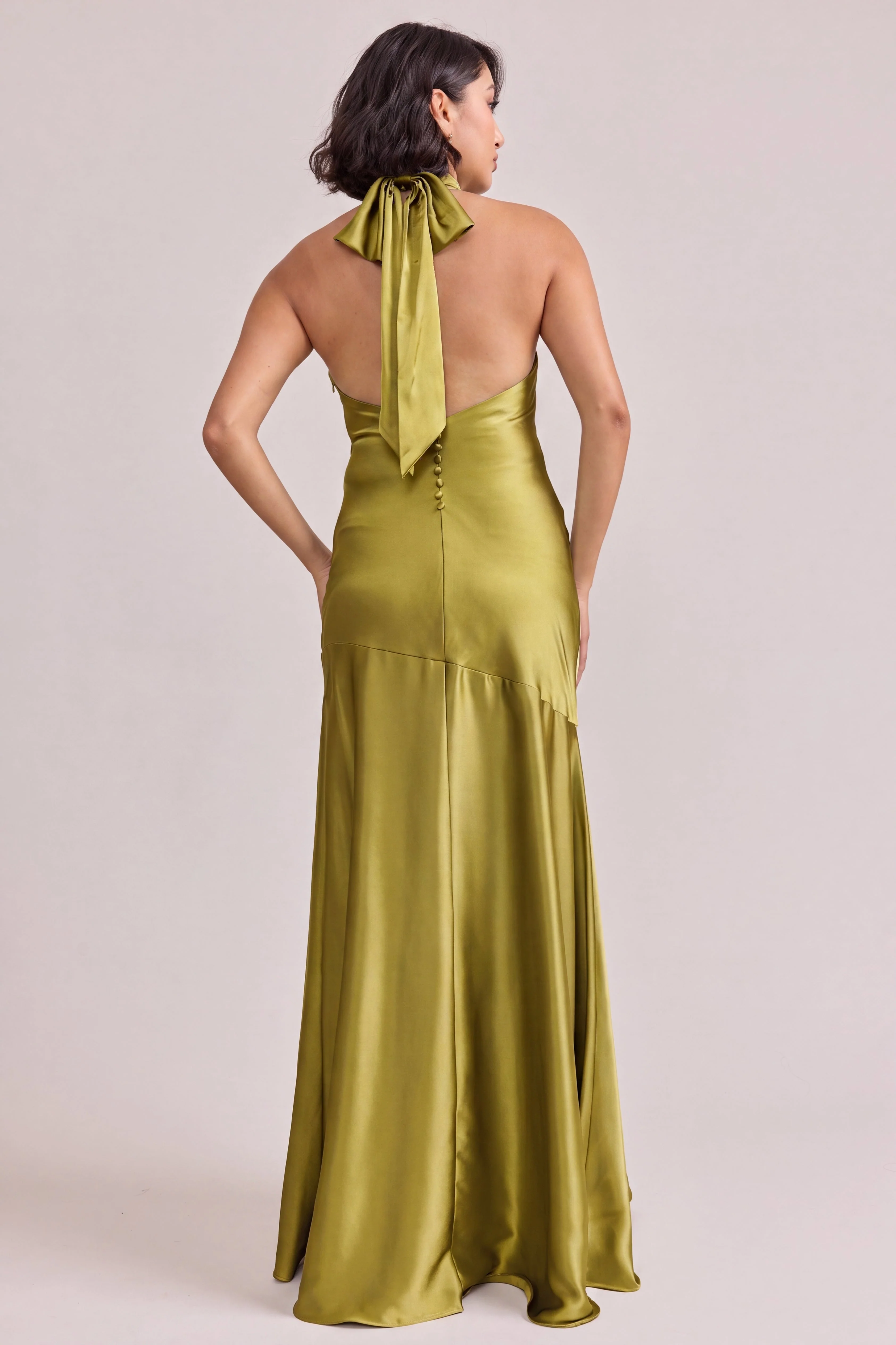 Amaya Satin Dress | Made To Order - Image 227