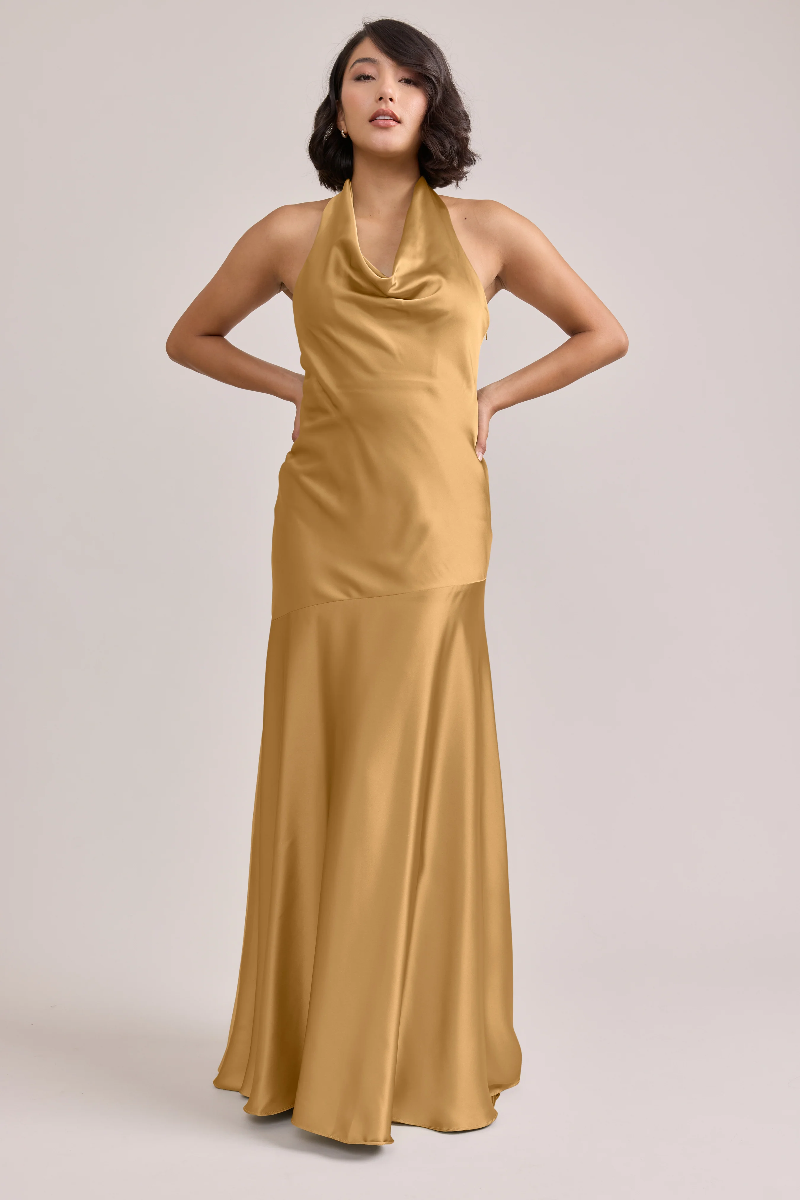 Amaya Satin Dress | Made To Order - Image 58