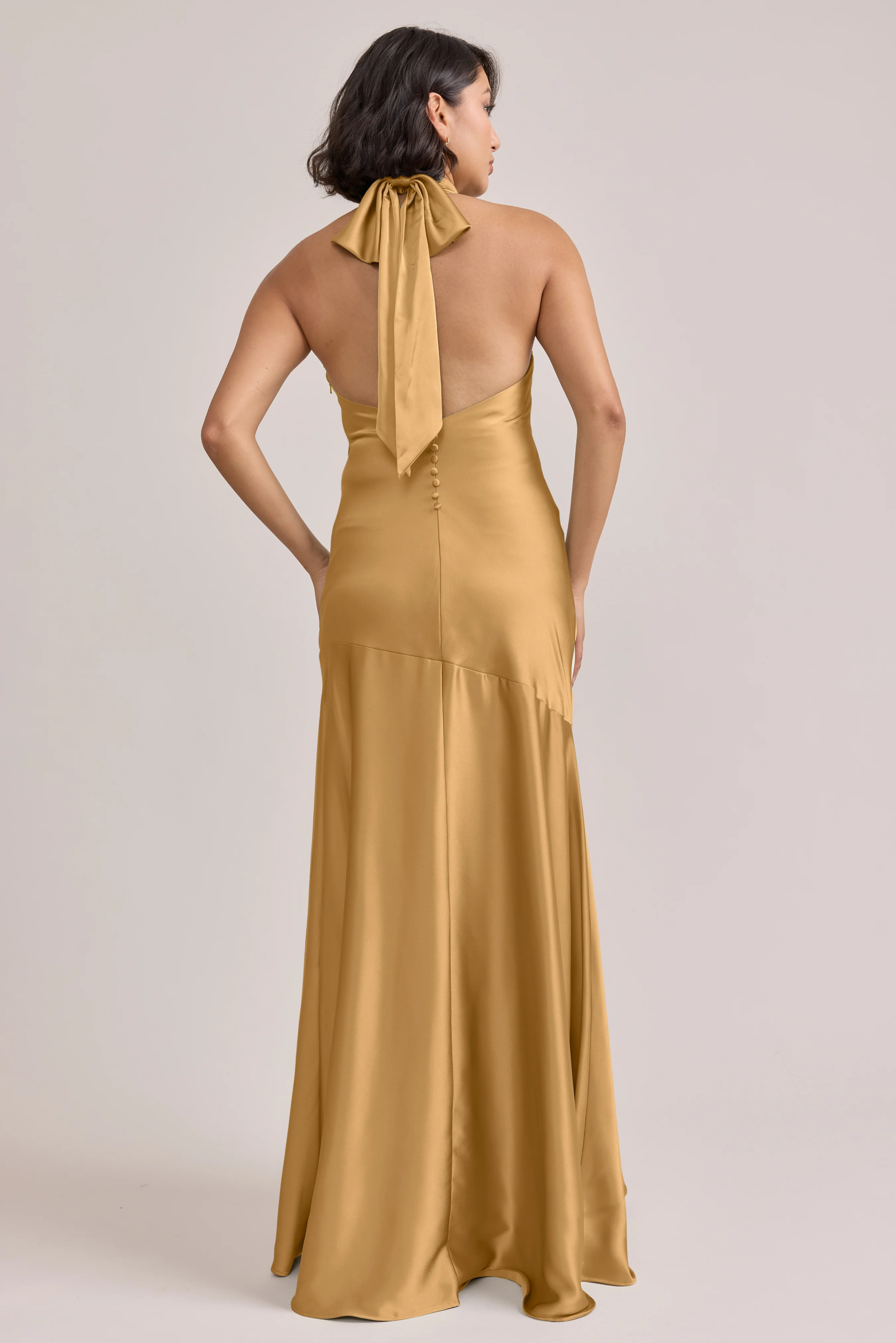 Amaya Satin Dress | Made To Order - Image 59