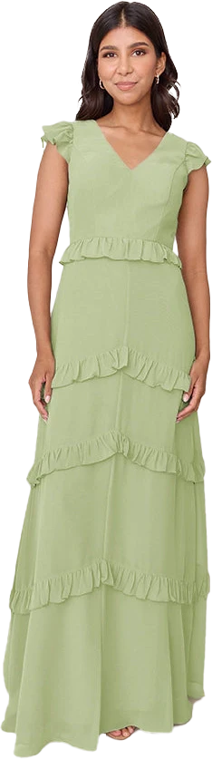 Amelia Chiffon Dress | Made To Order - Image 163