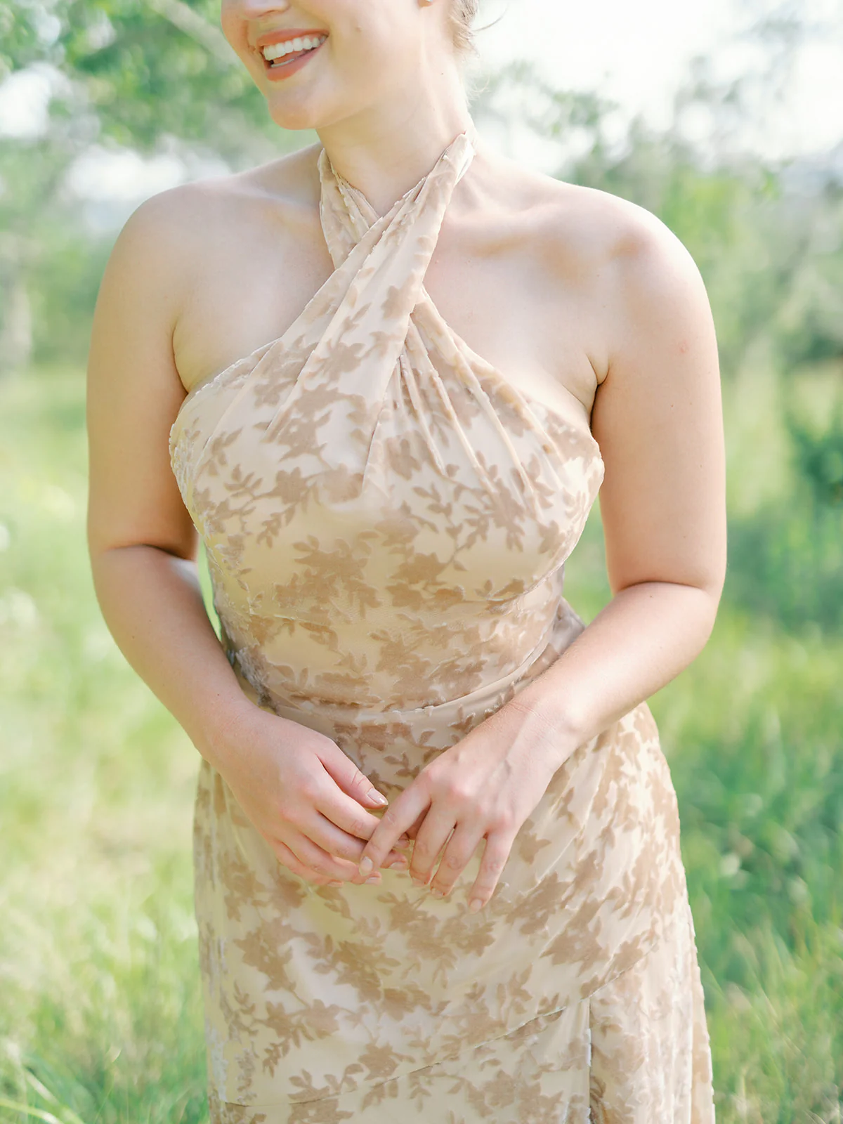Athena Floral Burnout Velvet Dress | Made To Order - Image 7