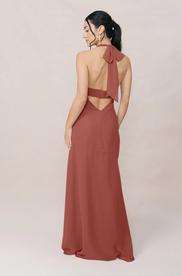Athena Chiffon Dress | Made To Order - Image 29